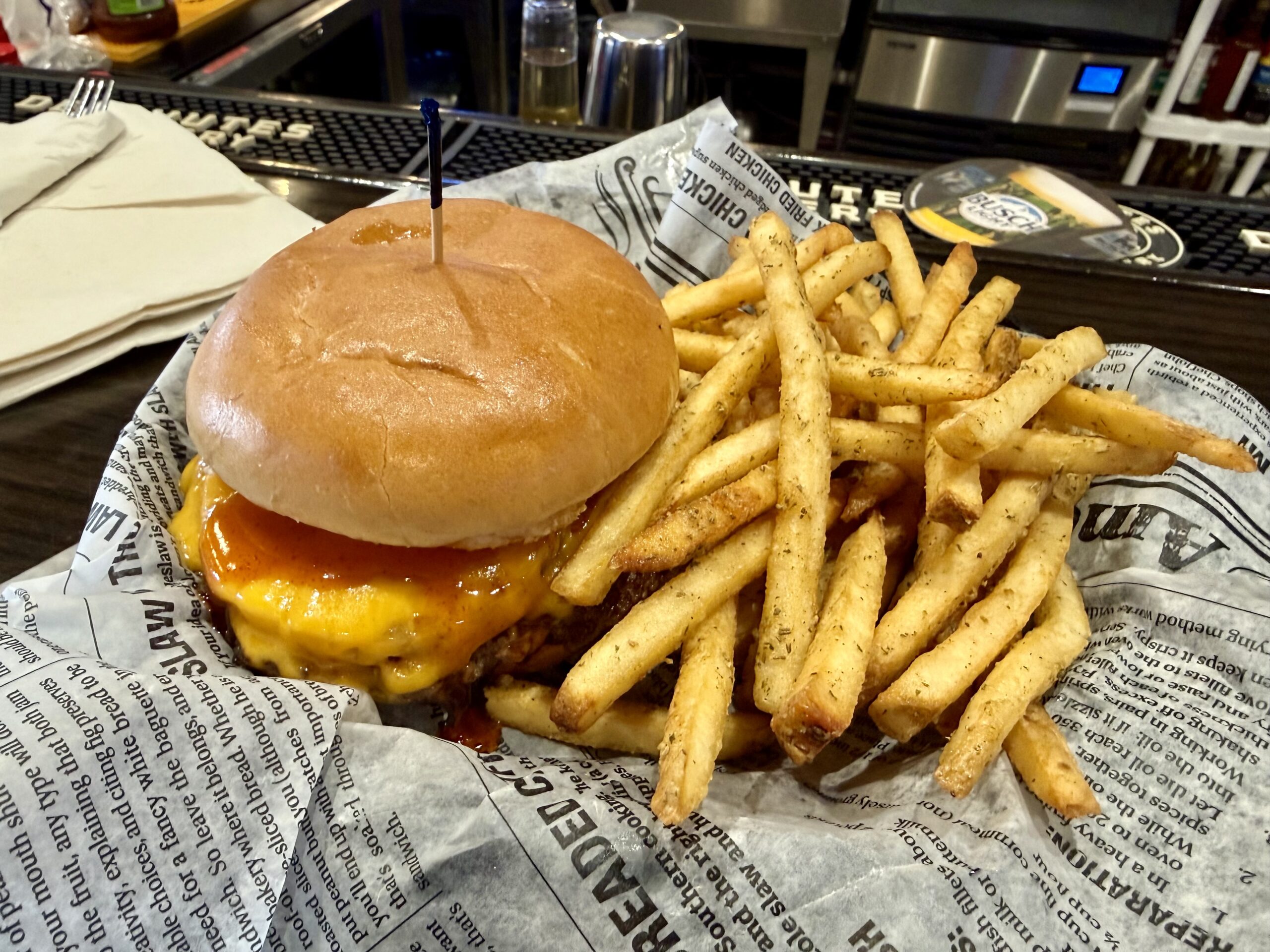 Featured image for “Trey’s Tropical Burger – Labbie’s Sports Bar & Grill 2026 Burger Battle”